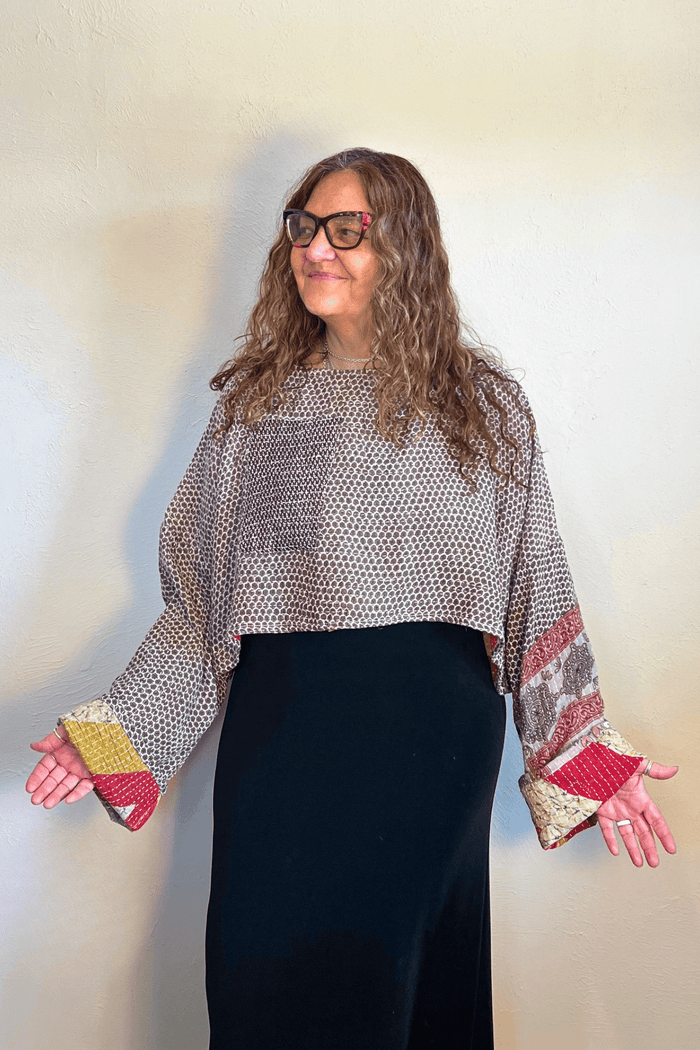 Pareo Kantha Abundance Crop Top