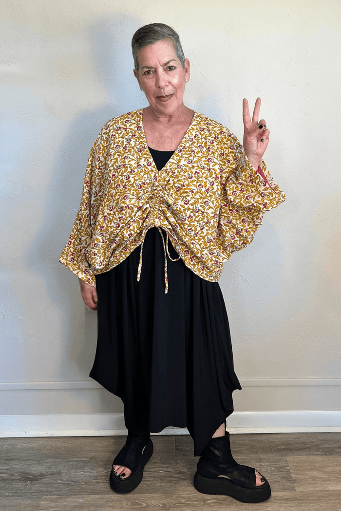 Pareo Kantha Butterfly Top