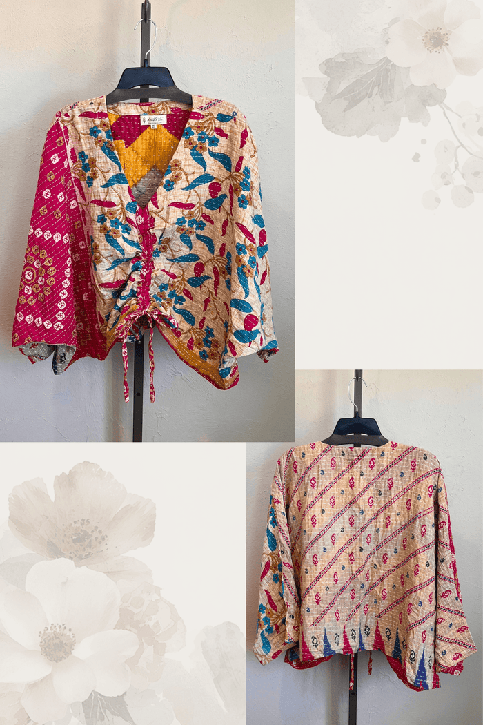 Pareo Kantha Butterfly Top