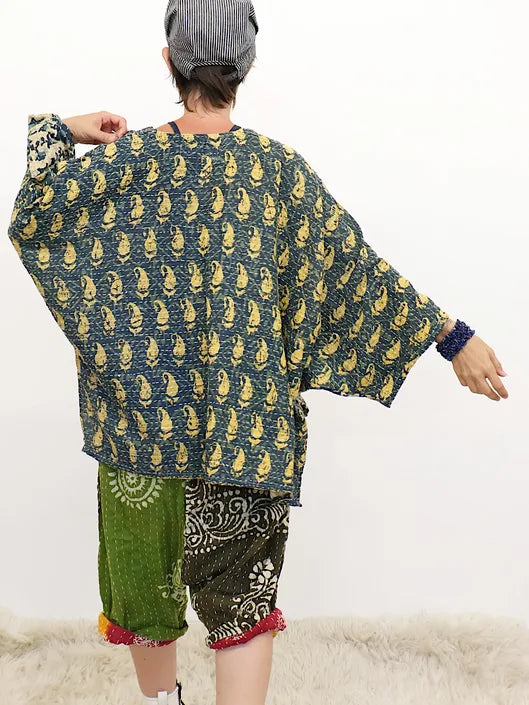 Pareo Kantha Hi-Lo Butterfly Top