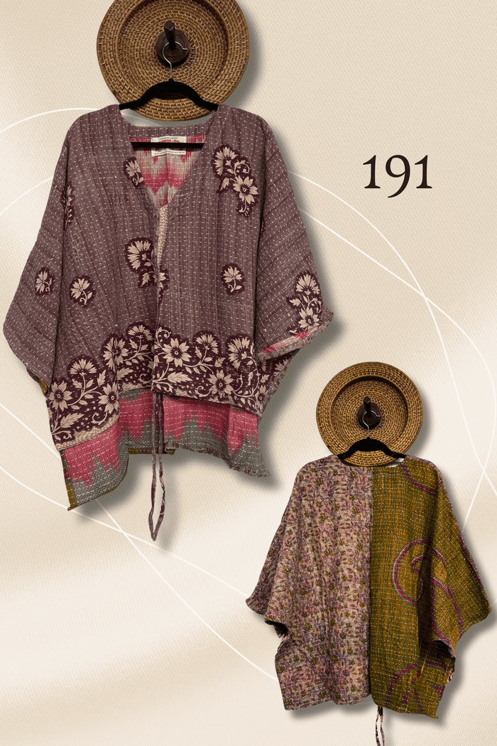 Pareo Kantha Hi-Lo Butterfly Top