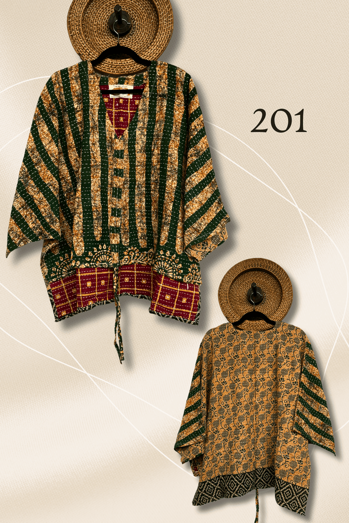 Pareo Kantha Hi-Lo Butterfly Top