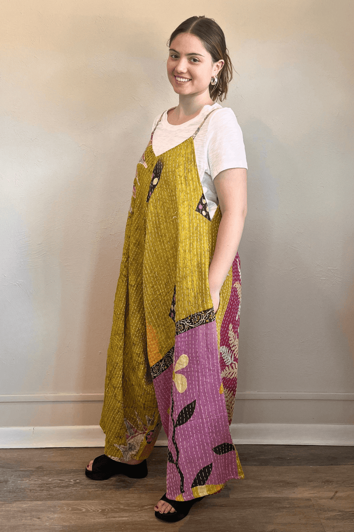 Pareo Kantha Raven Jumpsuit