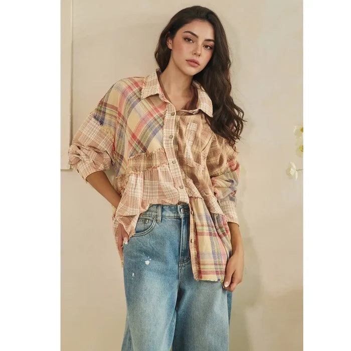 Ptchwrk Flnl Buttondown Shirt
