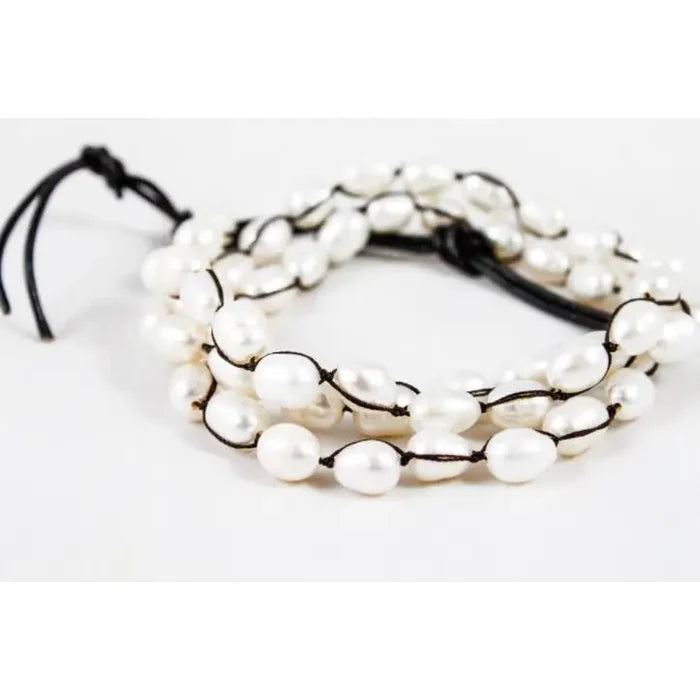Pearl Convertible Crochet Necklace - Short