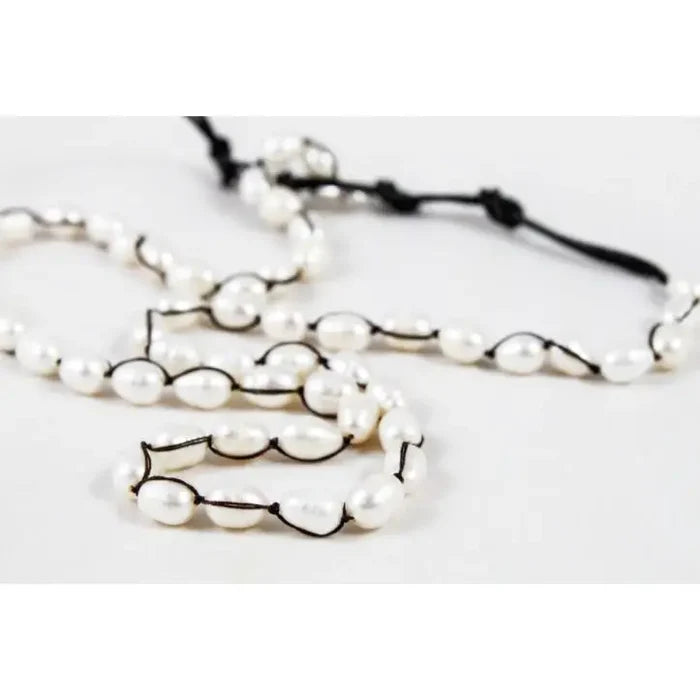Pearl Convertible Crochet Necklace - Short