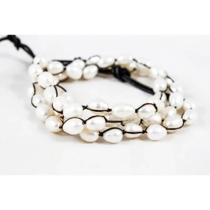 Pearl Convertible Crochet Necklace - Short