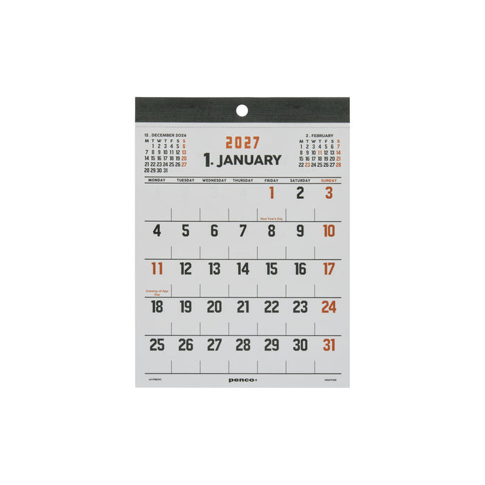 Penco 2027 Calendar