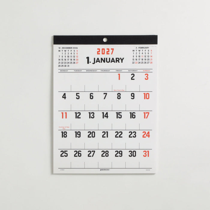 Penco 2027 Calendar