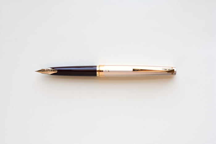 Pilot E95s Fountain Pen - Burgundy/Ivory