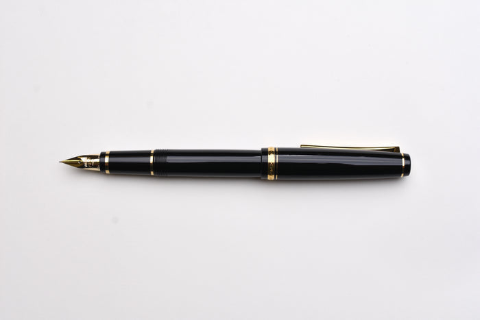 Pilot Falcon Fountain Pen - Black/Gold