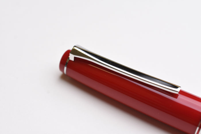 Pilot Falcon Fountain Pen - Red/Rhodium