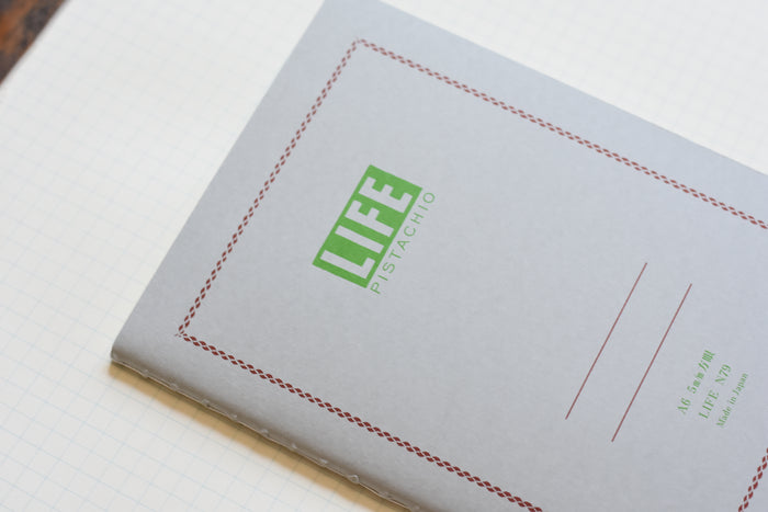 Pistachio Notebook - A6 - Grid