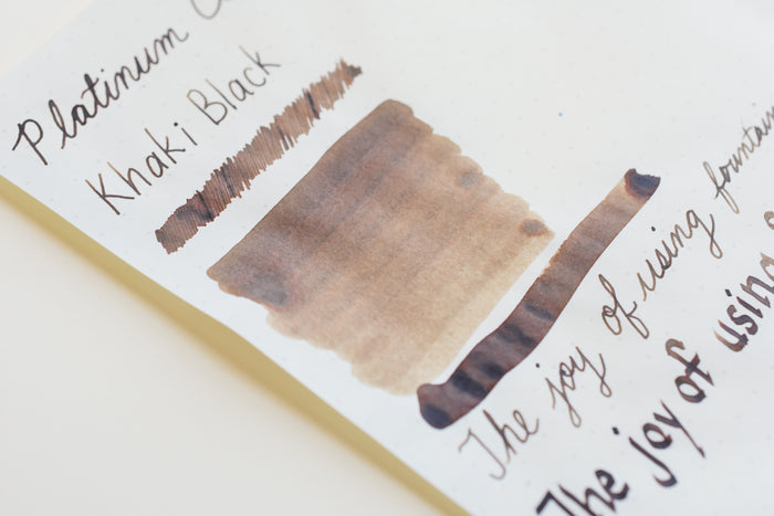 Platinum Classic Ink - Khaki Black