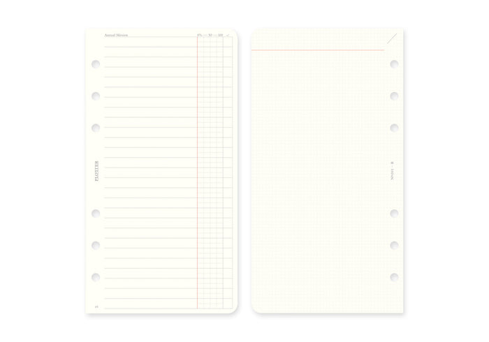 Plotter Monthly Schedule Refill 2027 - Bible Size