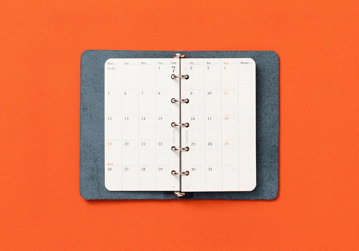 Plotter Monthly Schedule Refill 2027 - Mini 5 Size