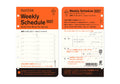 Plotter Weekly Schedule Refill 2027 - Mini Size
