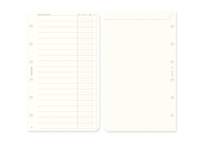 Plotter Weekly Schedule Refill 2027 - Mini Size