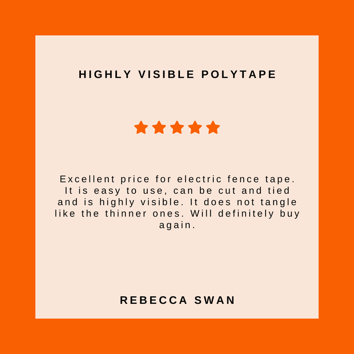 Polytape Electric Fence Wire - 500m, 20mm