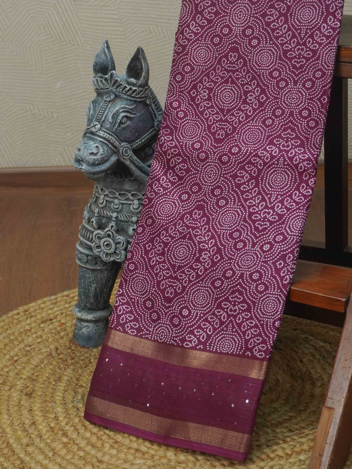 Printed Dola Saree | TTDS3430