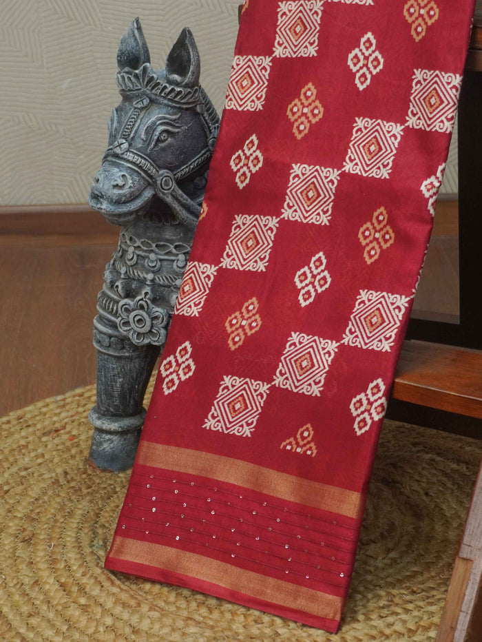 Printed Dola Saree | TTDS3431