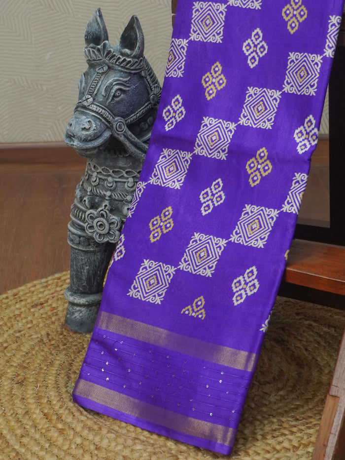 Printed Dola Saree | TTDS3431