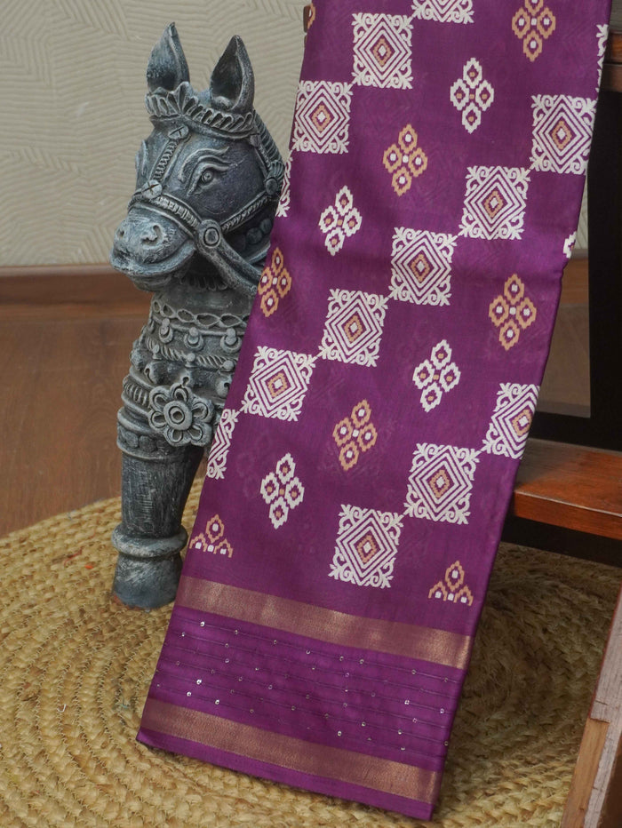 Printed Dola Saree | TTDS3431