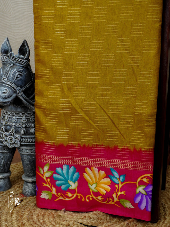 Printed  Fancy Silk Saree | TTDS2981