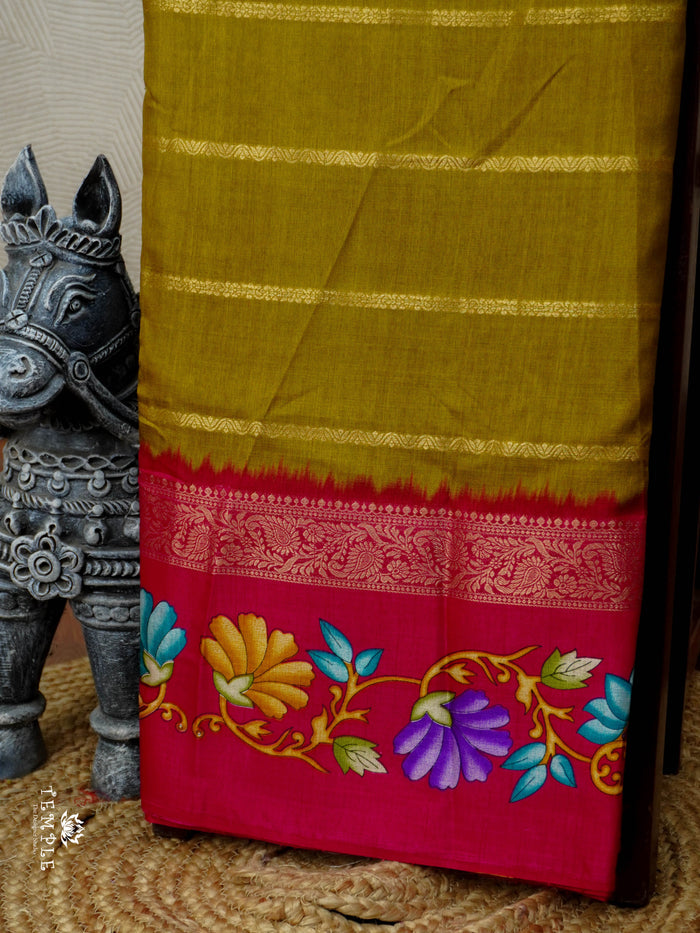 Printed  Fancy Silk Saree | TTDS2981
