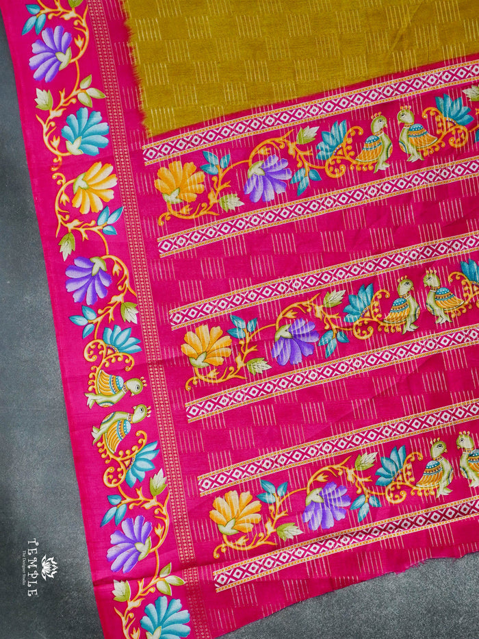 Printed  Fancy Silk Saree | TTDS2981
