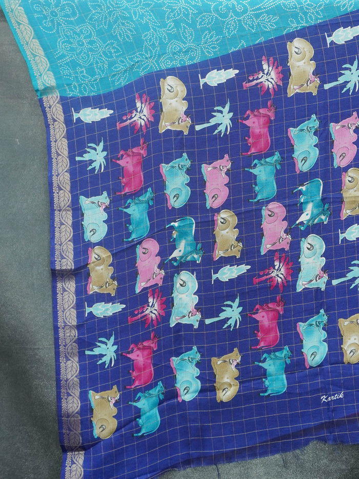 Printed Georgette Saree | TTDS3532