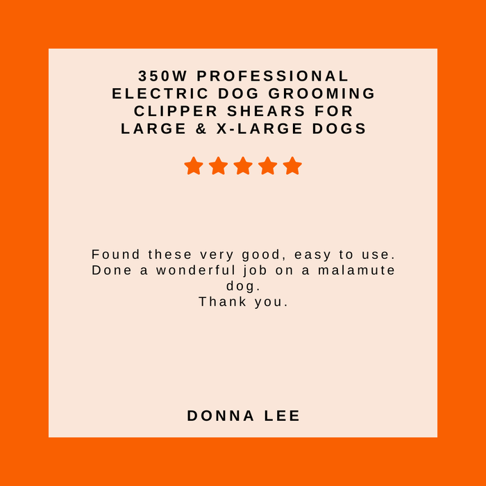 new 350w electric dog clipper grooming shears