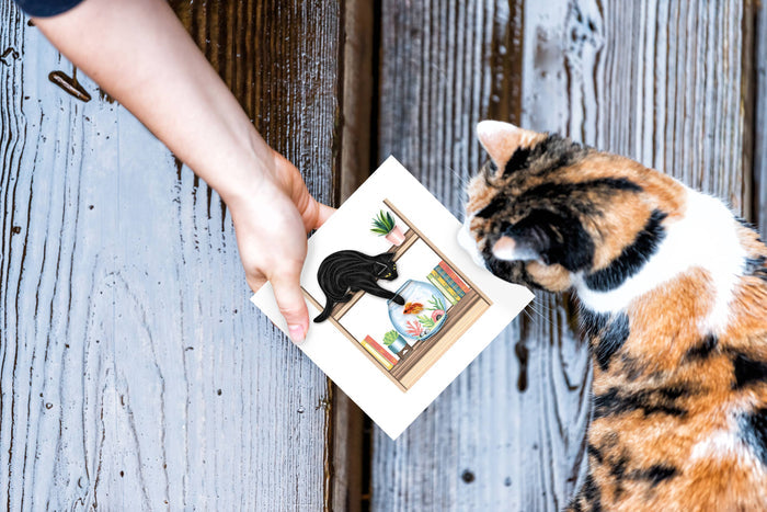 Quilled Cat Greeting Card | Handmade Cute Animal Card