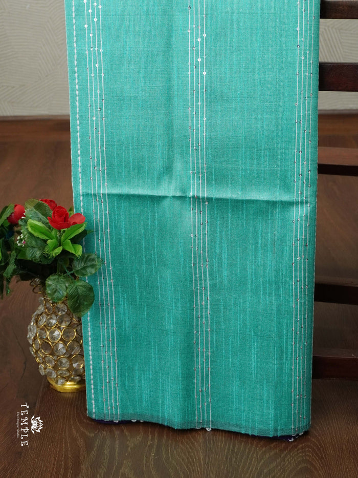 Raw Silk Saree with sequins Work | TTDS2100