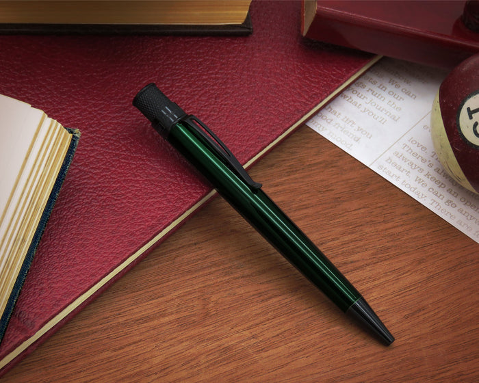 Retro 51 Tornado Stealth Rollerball Pen - Emerald Green