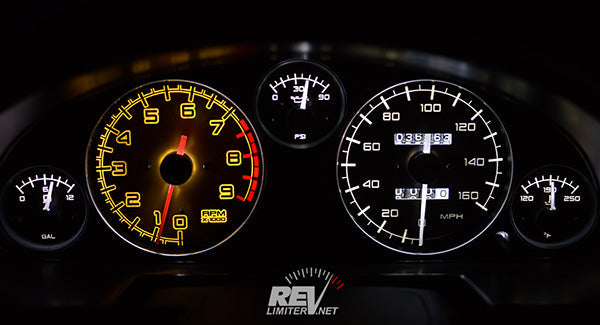 RevLimiter NA Miata Gauge Set "Sunstorm"