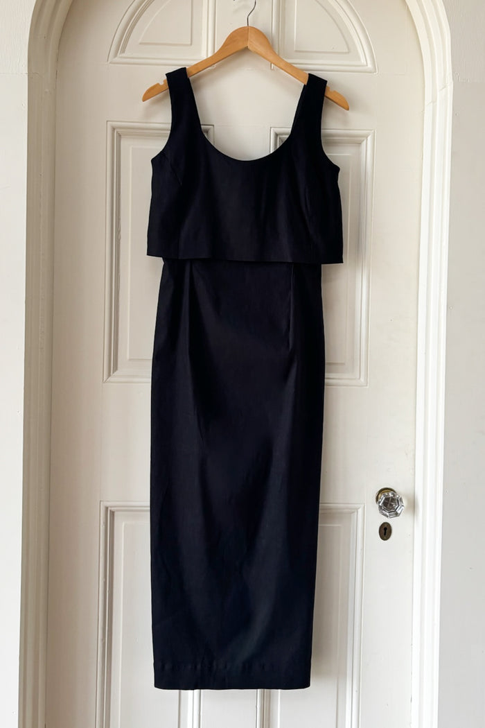 Roma Midi Dress - Black