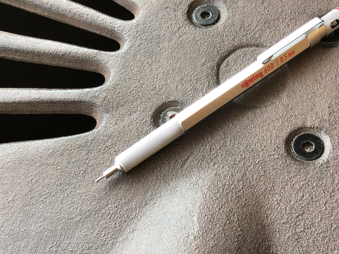 rOtring 600 Mechanical Pencil - 0.5mm - Silver