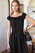 Roussillon Dress - Jet Black