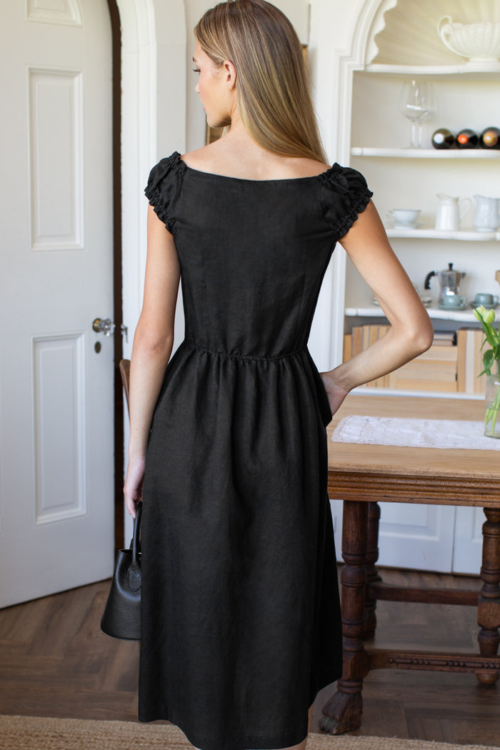 Roussillon Dress - Jet Black