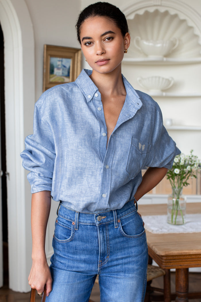 Ryan Shirt - Chambray Linen