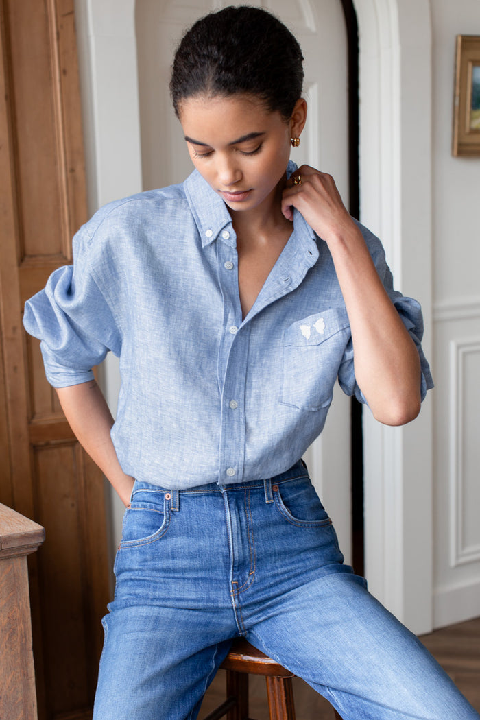 Ryan Shirt - Chambray Linen