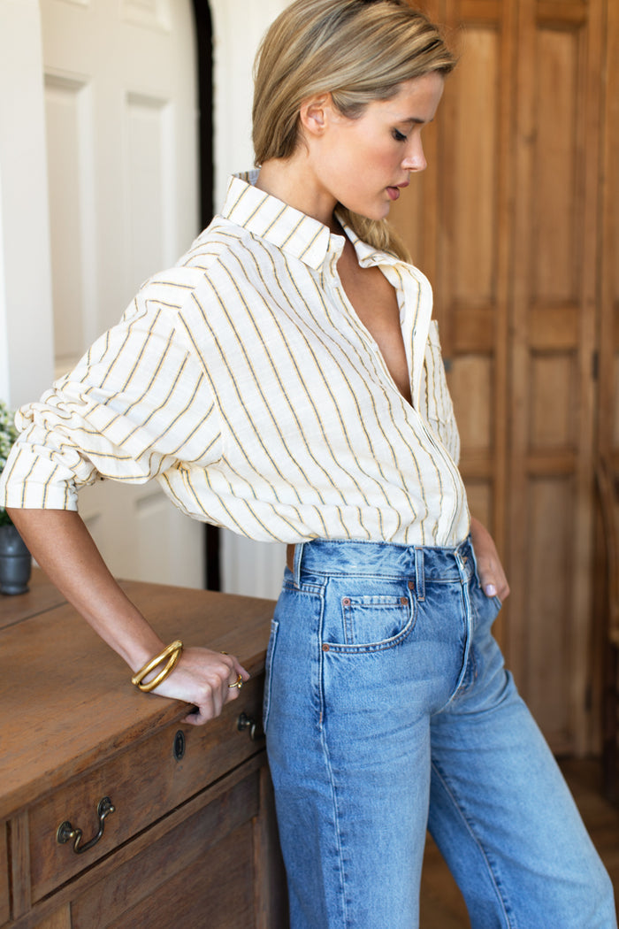 Ryan Shirt - Golden Stripe