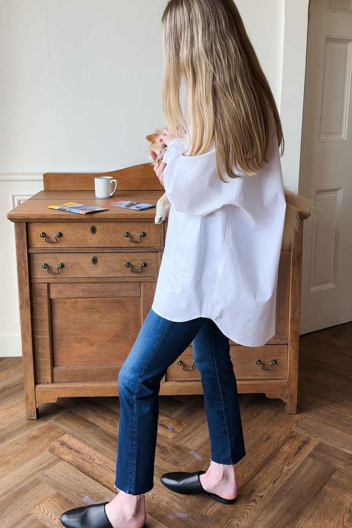 Ryan Shirt - White Poplin