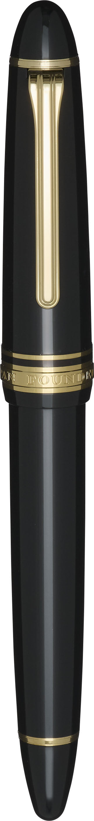 Sailor 1911 Casual L Basis Gold Trim Fountain Pen - Muted Black