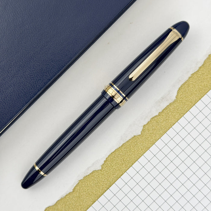 Sailor 1911 Casual L Basis Gold Trim Fountain Pen - Muted Blue