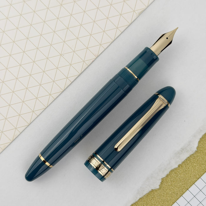 Sailor 1911 Casual L Basis Gold Trim Fountain Pen - Muted Green