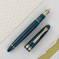 Sailor 1911 Casual L Basis Gold Trim Fountain Pen - Muted Green