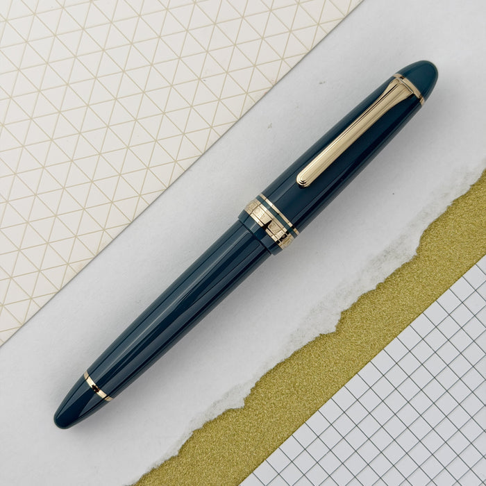Sailor 1911 Casual L Basis Gold Trim Fountain Pen - Muted Green