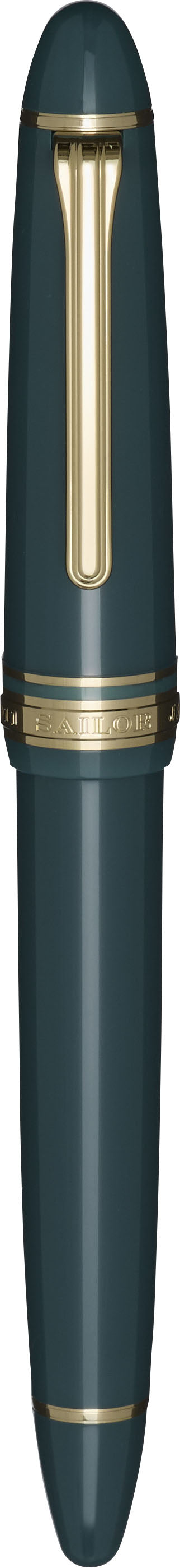 Sailor 1911 Casual L Basis Gold Trim Fountain Pen - Muted Green
